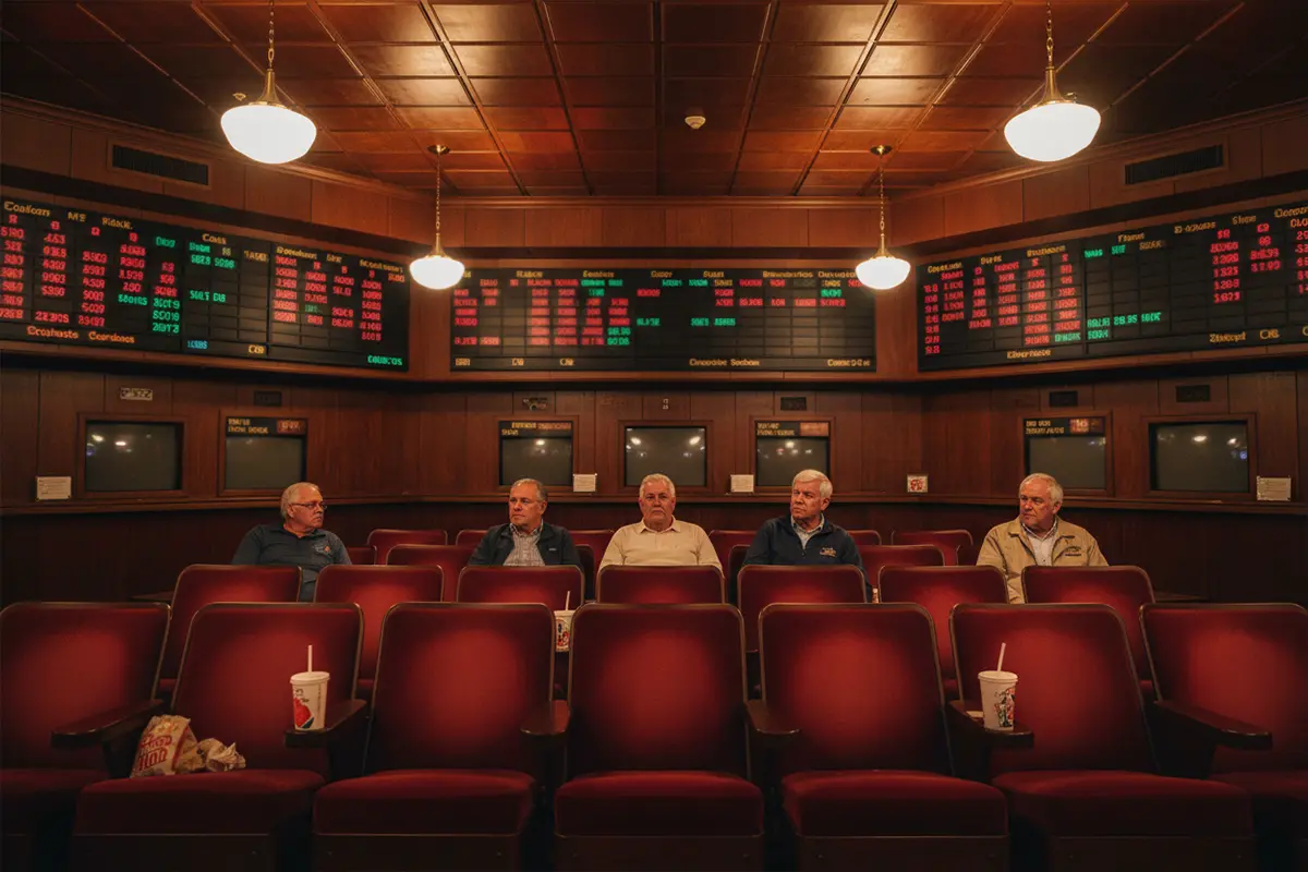 Geschichte der Basketball-Sportwetten – historisches Las Vegas Sportsbook mit Anzeigetafeln