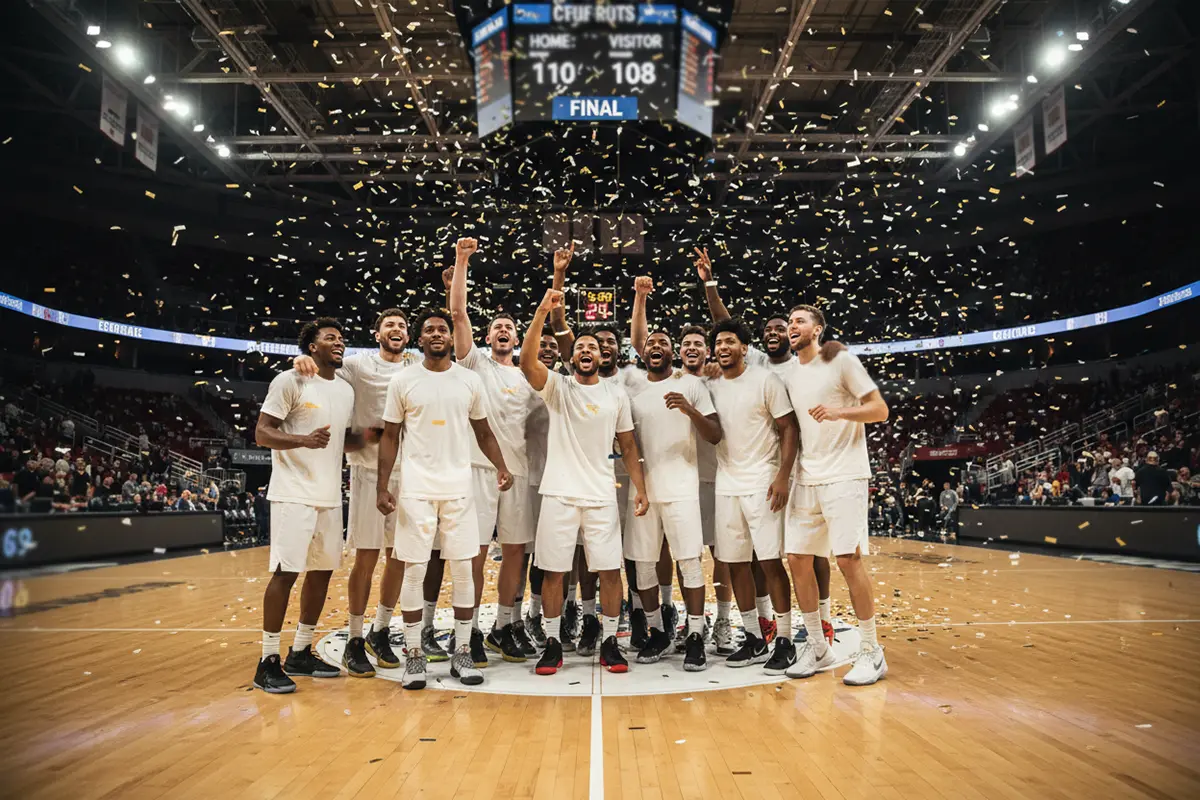 Deutsche Basketball-Nationalmannschaft – DBB-Kader feiert Turniererfolg auf dem Spielfeld